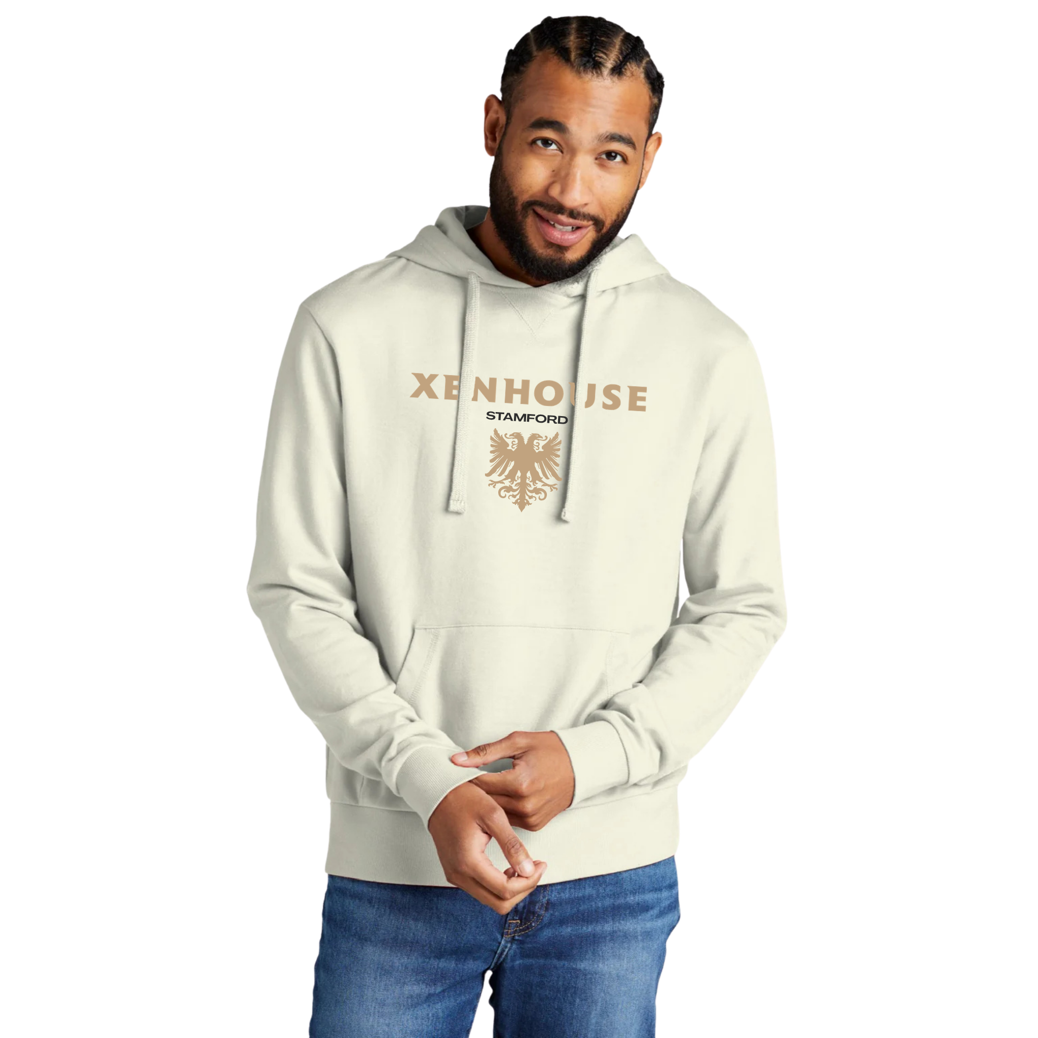 Xenhouse Unisex Organic French Terry Pullover Hoodie