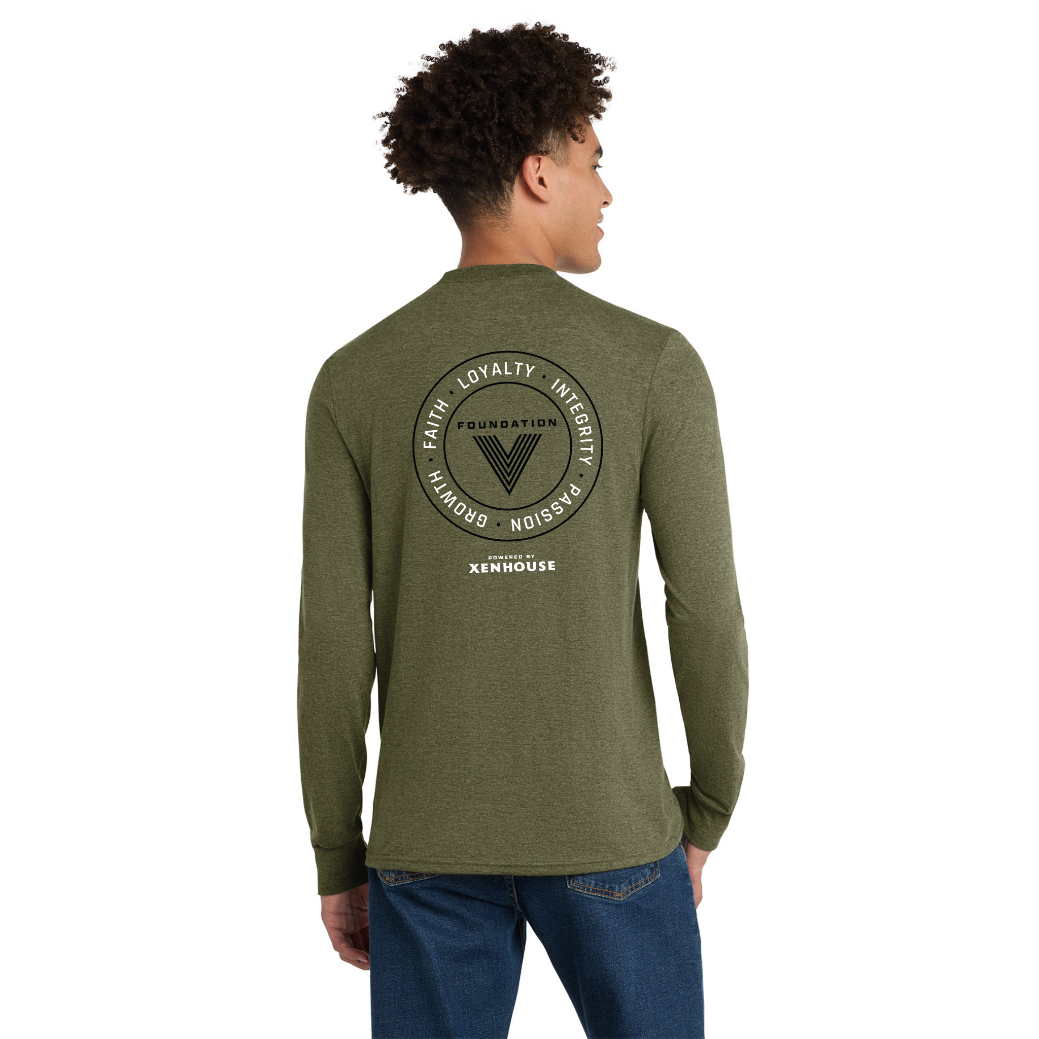 Xenhouse – Foundation V “Values” Tri-Blend Long Sleeve T