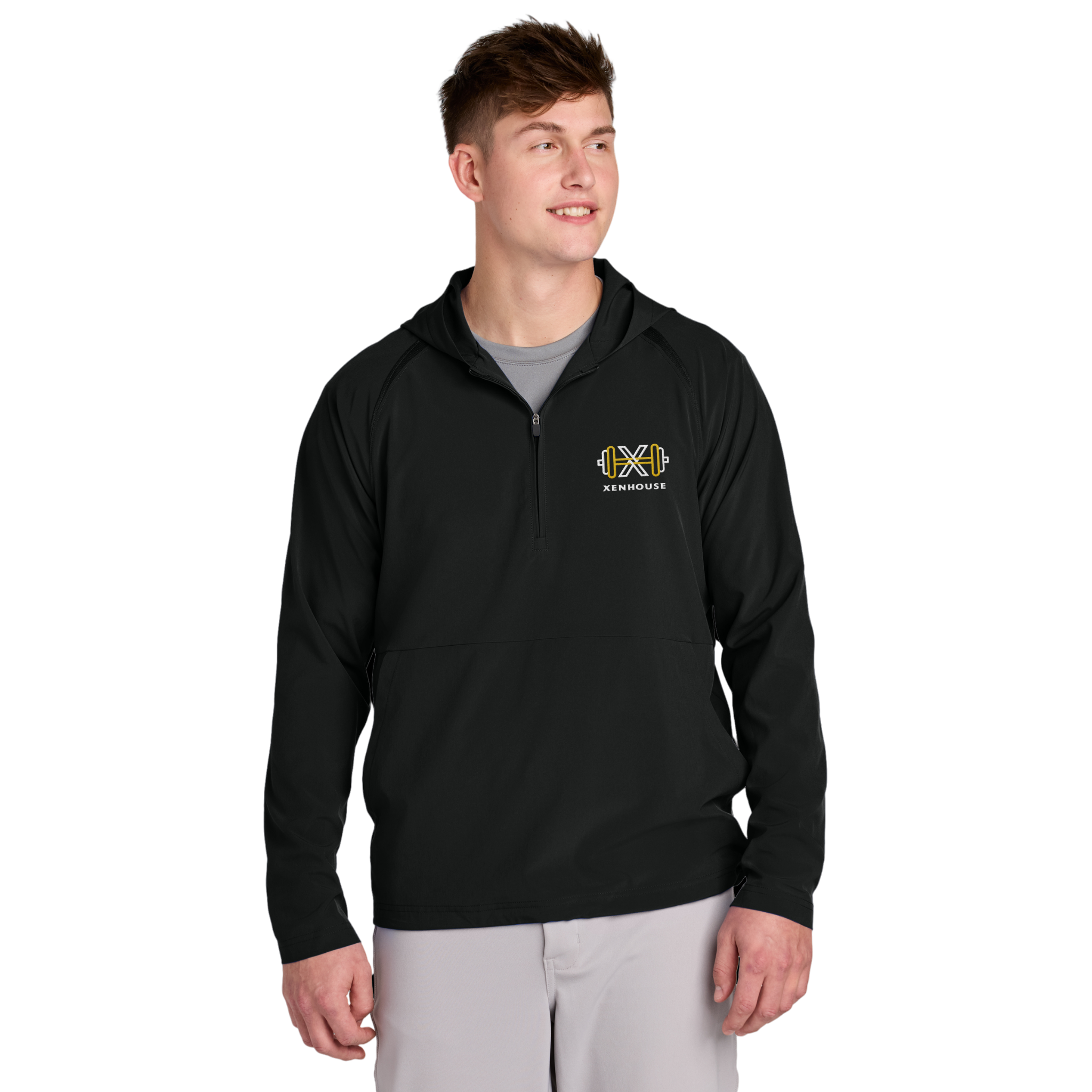 Xenhouse - 1/2 Zip LS Hooded Relentless Jacket
